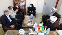 نشست ریاست دانشگاه علوم پزشکی استان سمنان با مسئول نهاد رهبری در دانشگاه